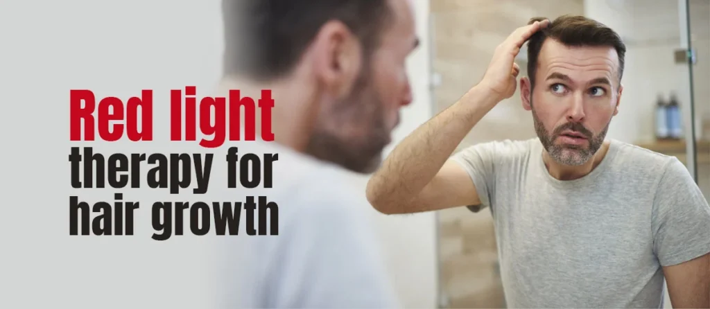 Red light therapy for hair growth