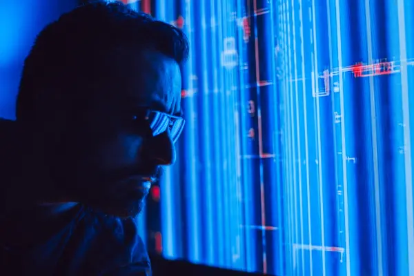 blue light from screens