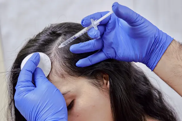 Mesotherapy for female hair loss
