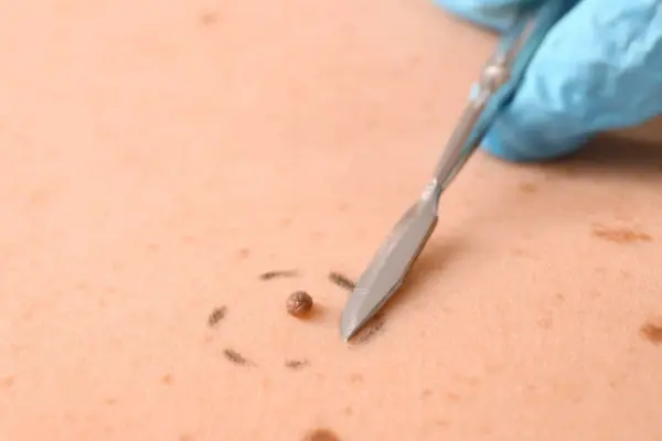 Surgical Excision for skin tag removal