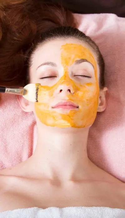 pumpkin-peel-facial-treatment-process