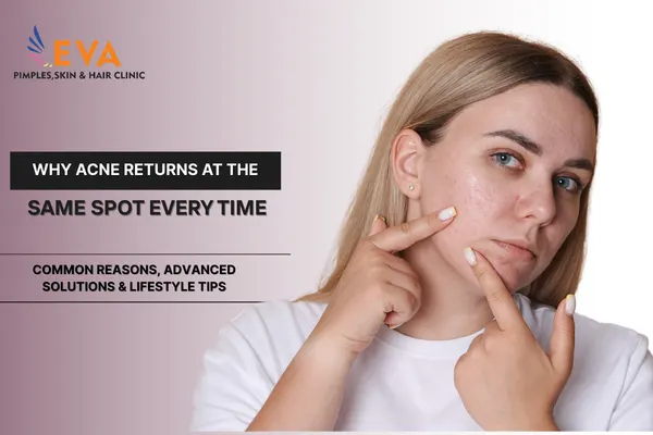 Acne Returns at the Same Spot