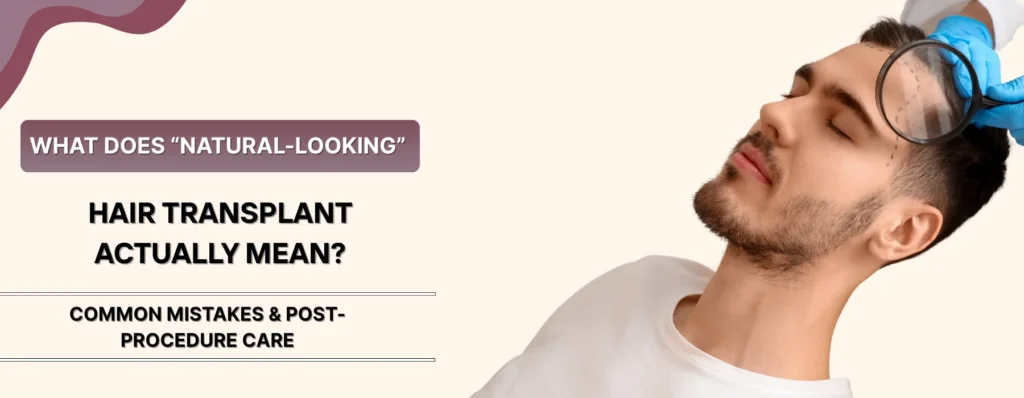 Hair Transplant Look 100% Natural