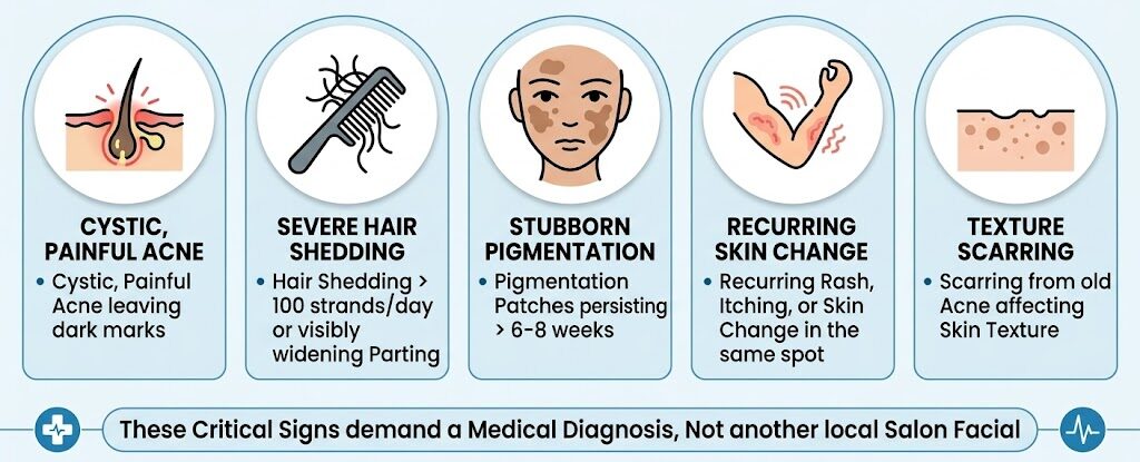 Actionable Skin Signs When to Skip the Salon and See a Doctor