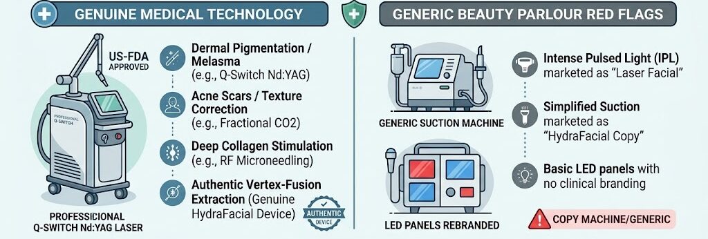 Technology Verification Genuine vs. Generic Equipment