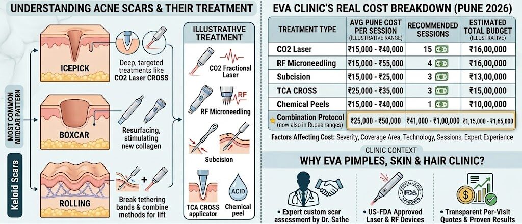 The Core Section: Real Acne Scar Treatment Cost in Pune — 2026 Price Breakdown