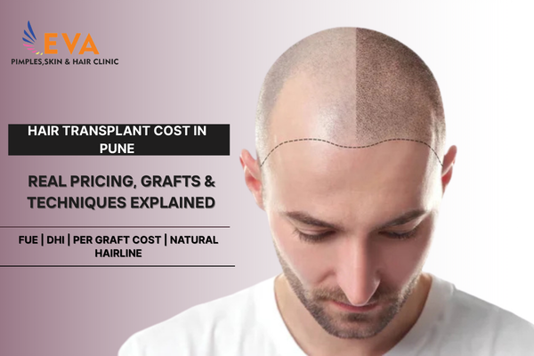 Hair Transplant Cost in Pune at Eva Pimple Skin and Hair Clinic