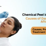 dark skin after chemical peel