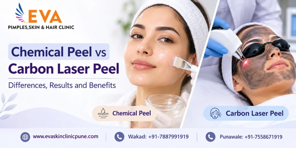 Chemical Peel vs Carbon Laser Peel for Skin Rejuvenation