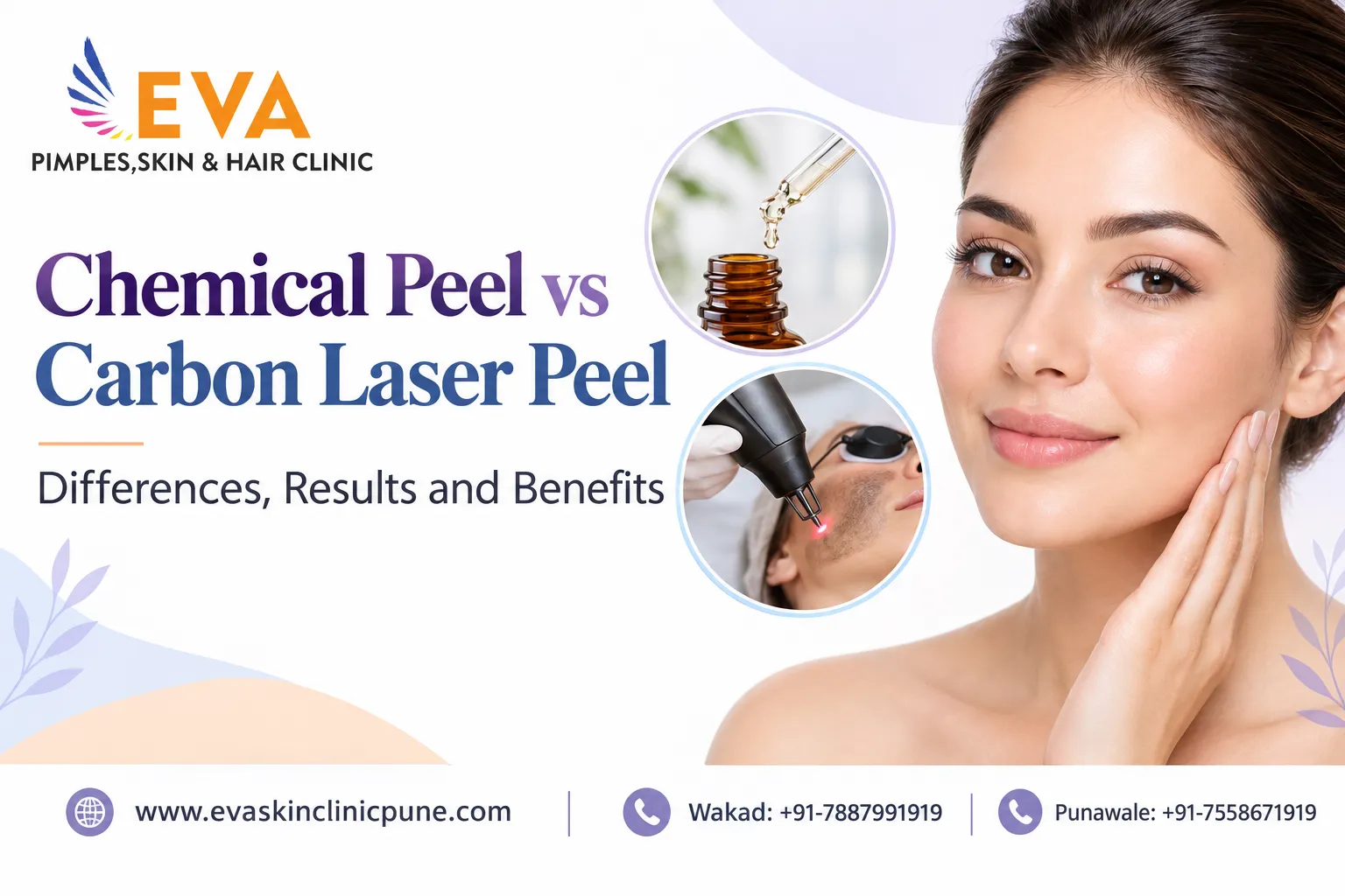 Chemical Peel vs Carbon Laser Peel for Skin Rejuvenation