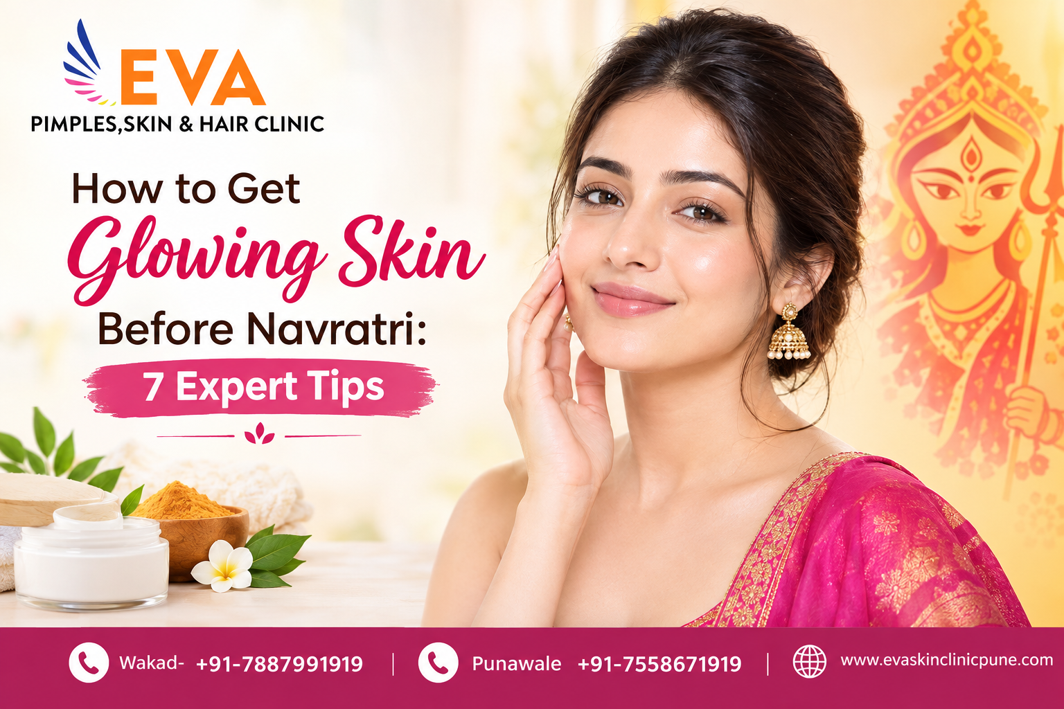 How to Get Glowing Skin Before Navratri | 7 Expert Tips