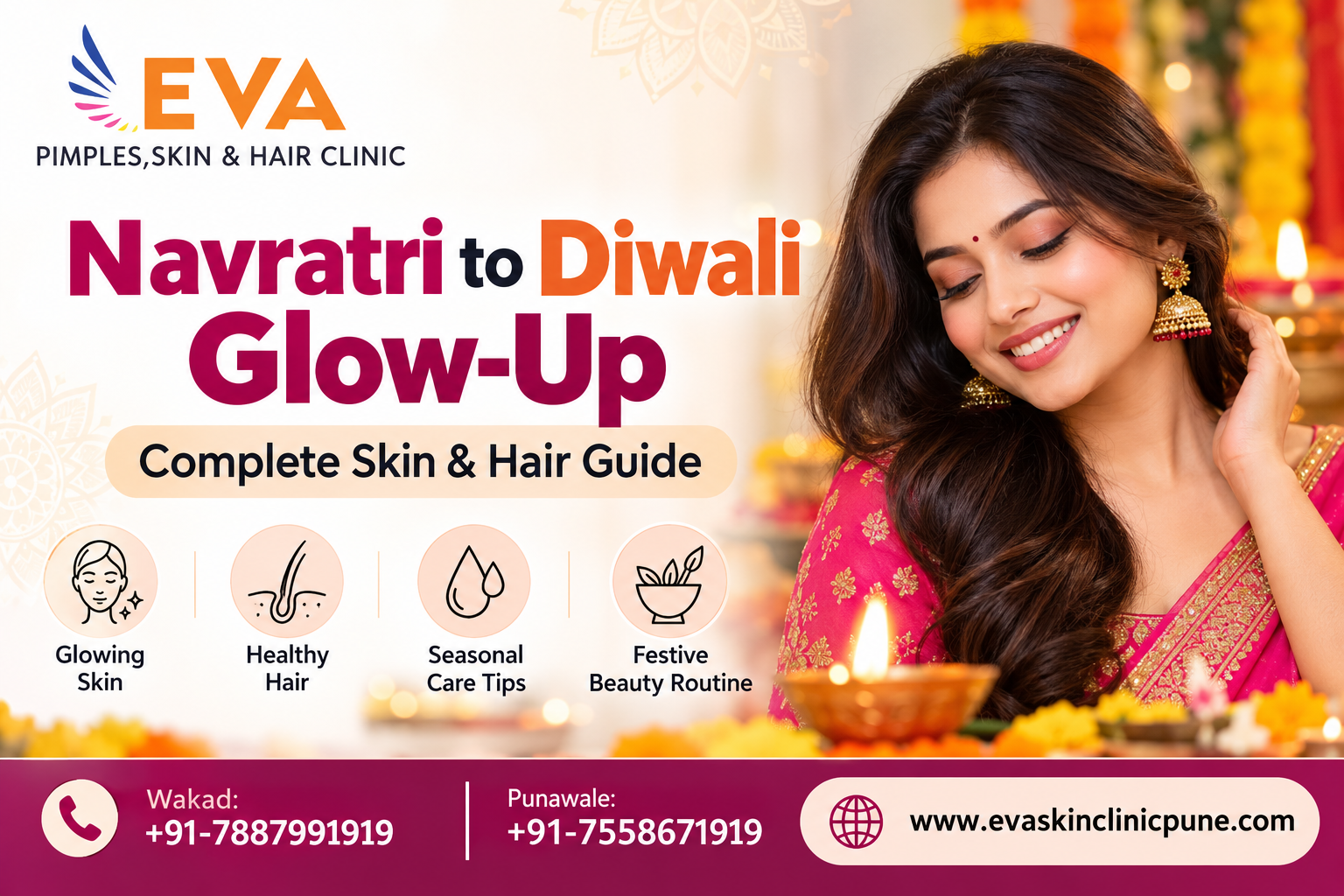 Navratri to Diwali Glow-Up Complete Skin & Hair Guide