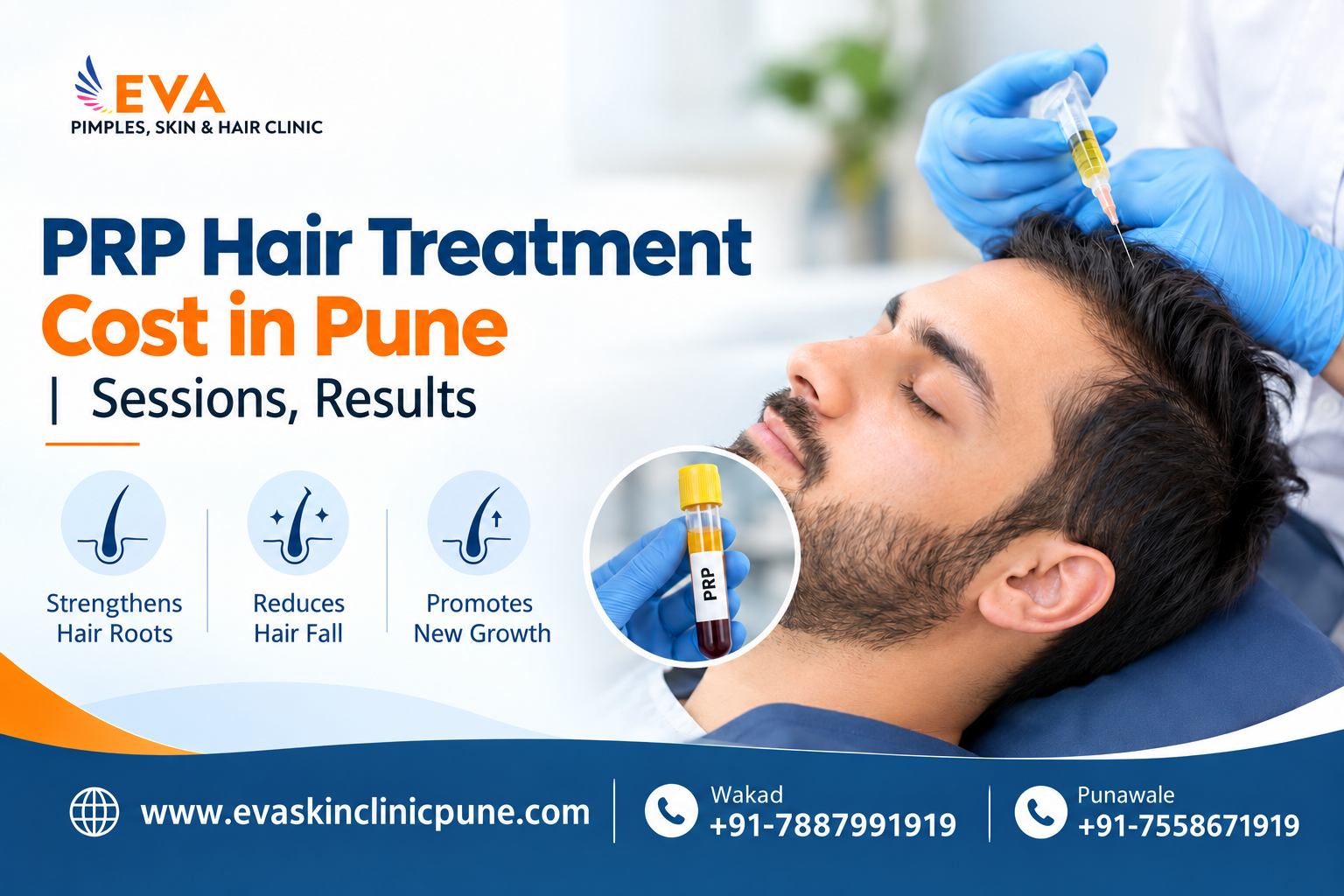 PRP Hair Treatment Cost in Pune, Sessions and Expected Results